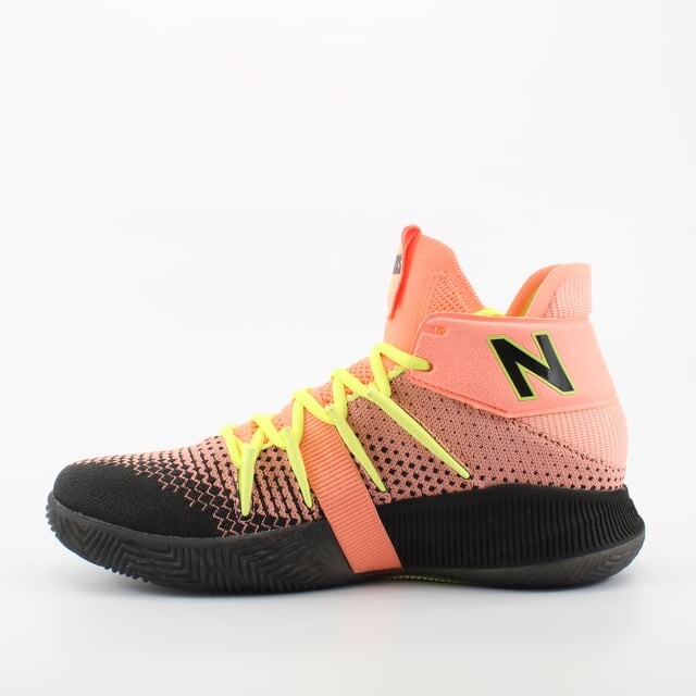 Текстильные мужские баскетбольные кроссовки на шнуровке New Balance omn1s bbomnxa2 New Balance, оранжевый — фото 3