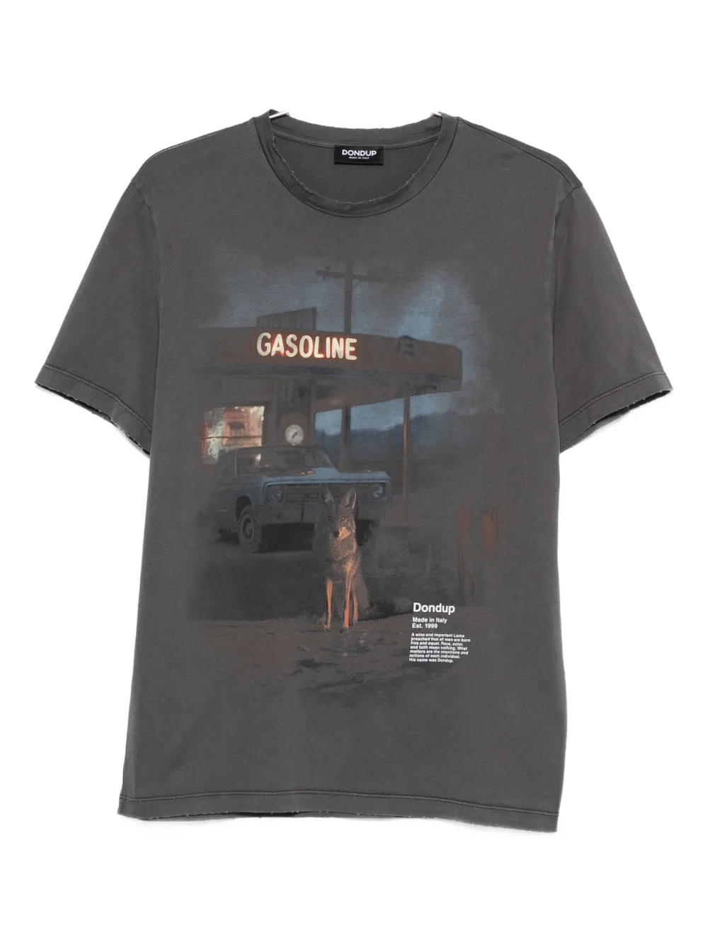 

Футболка с графичным принтом DONDUP, серый