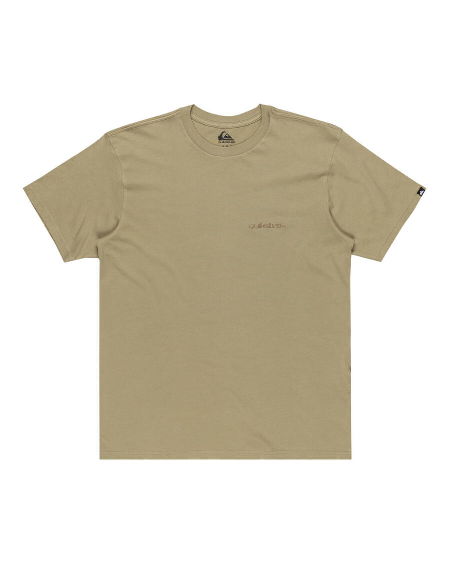 

QUIKSILVER Футболка SALT WATER 2024 бежевая мужская