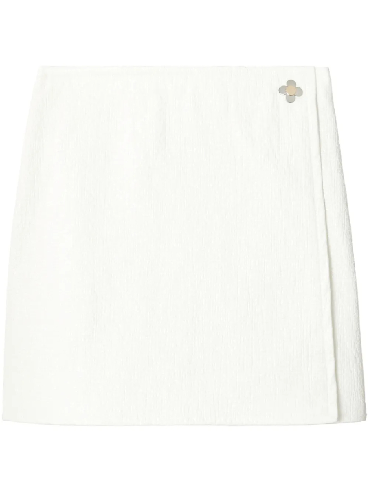 

Мини-юбка Tory Burch с гофре, белый