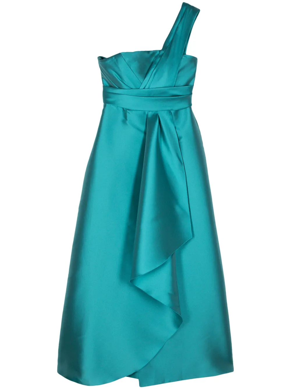 

Платье макси Mikado Alberta Ferretti, синий