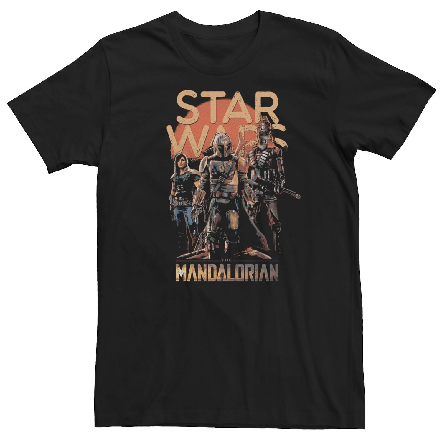 

Мужская футболка Mandalorian в стиле гранж Licensed Character