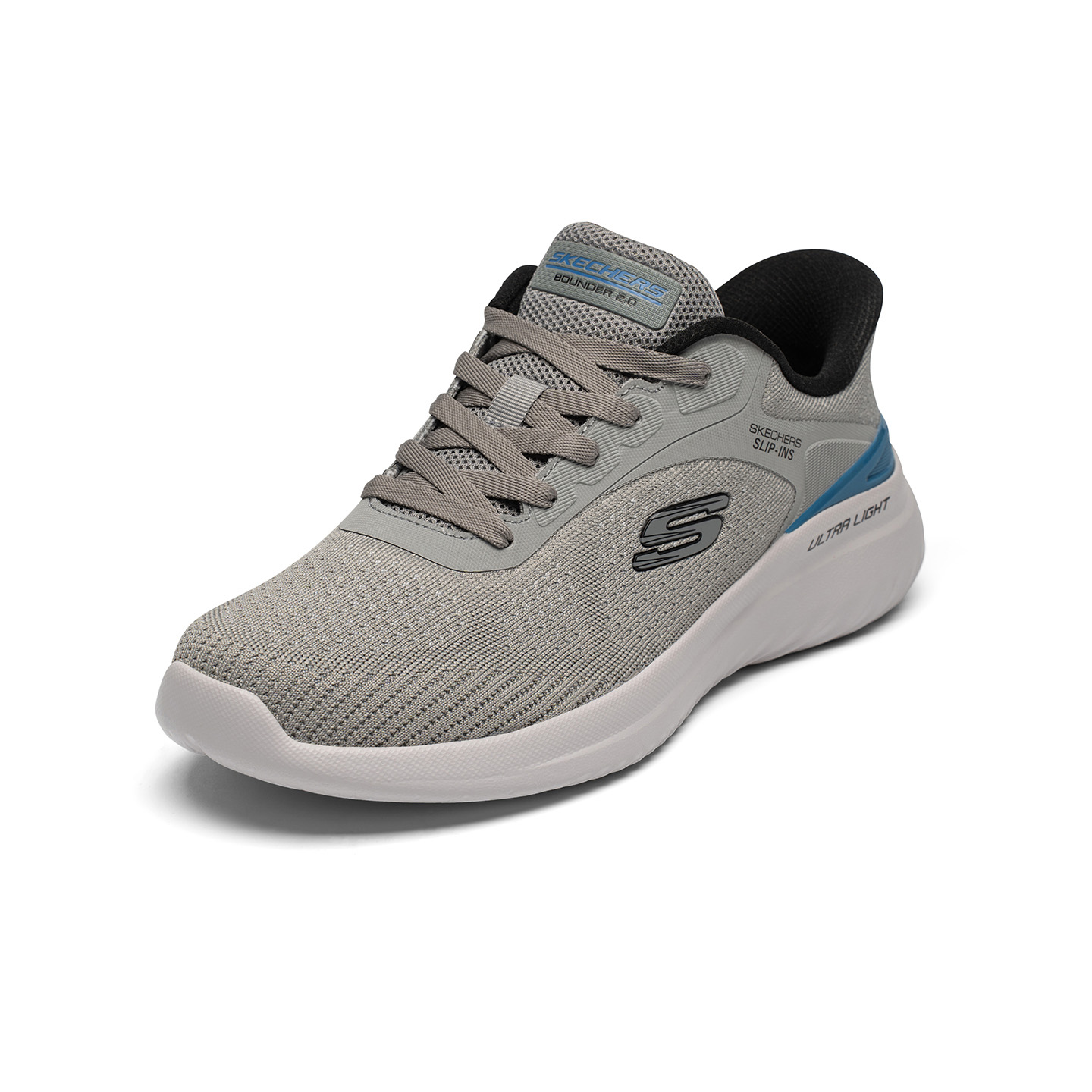 Skechers Слипоны повседневные мужские низкие Blue — фото 3