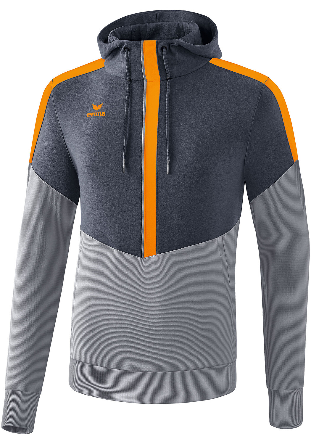 

Толстовка erima Squad Kapuzensweat, цвет slate grey/monument grey/new orange