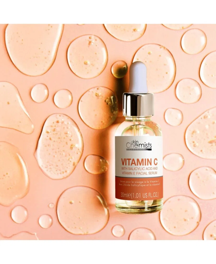 Сыворотка Skinchemists — Антивозрастная для лица с витамином С и салициловой кислотой, , белый, 30 мл — фото 3