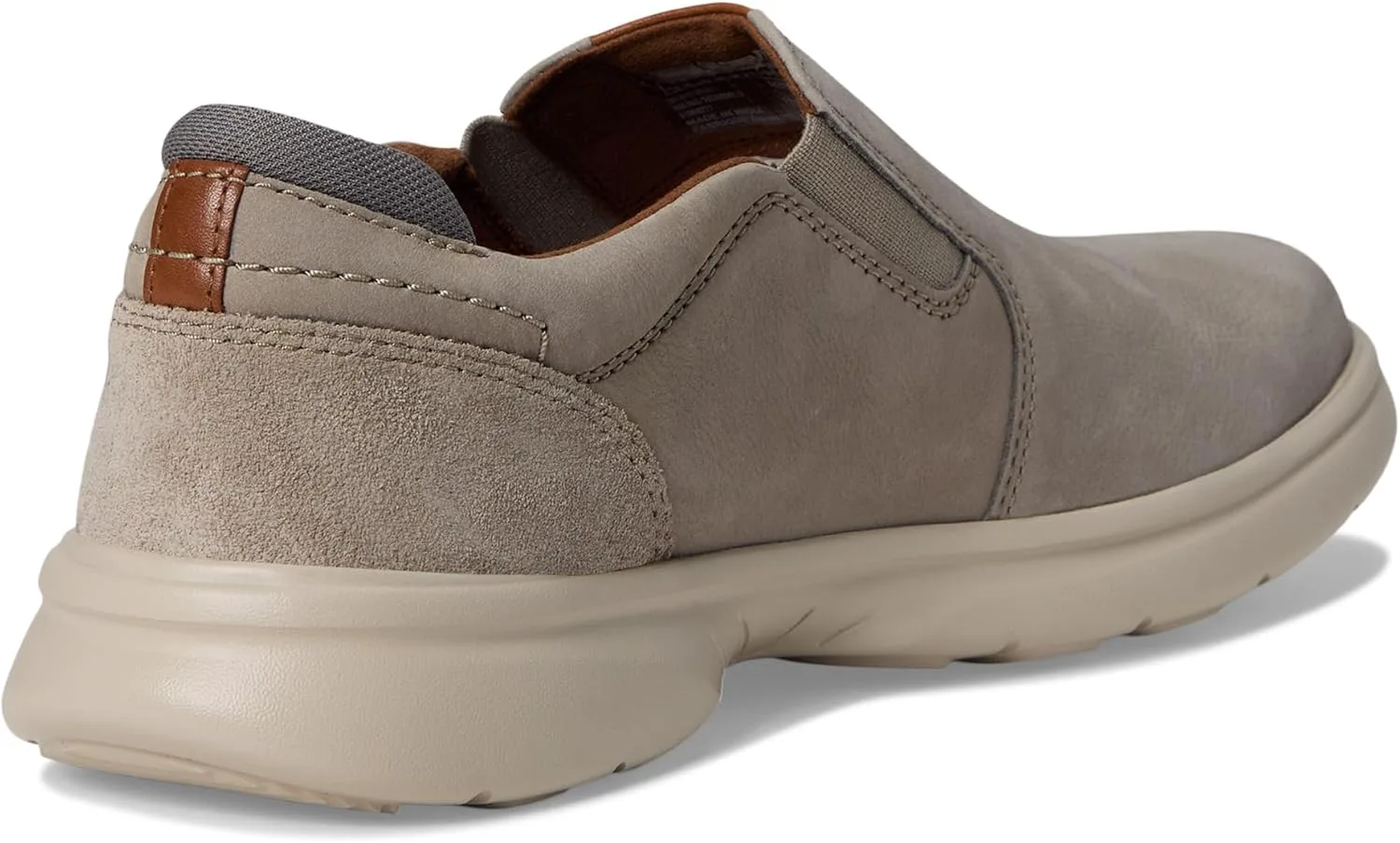 Мужские туфли Clarks Bradley Ease, светло-серый — фото 4
