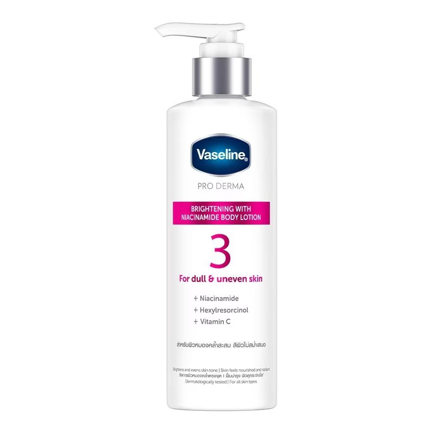 

Vaseline Pro Derma Осветляющий лосьон для тела с ниацинамидом 250 мл, Pink