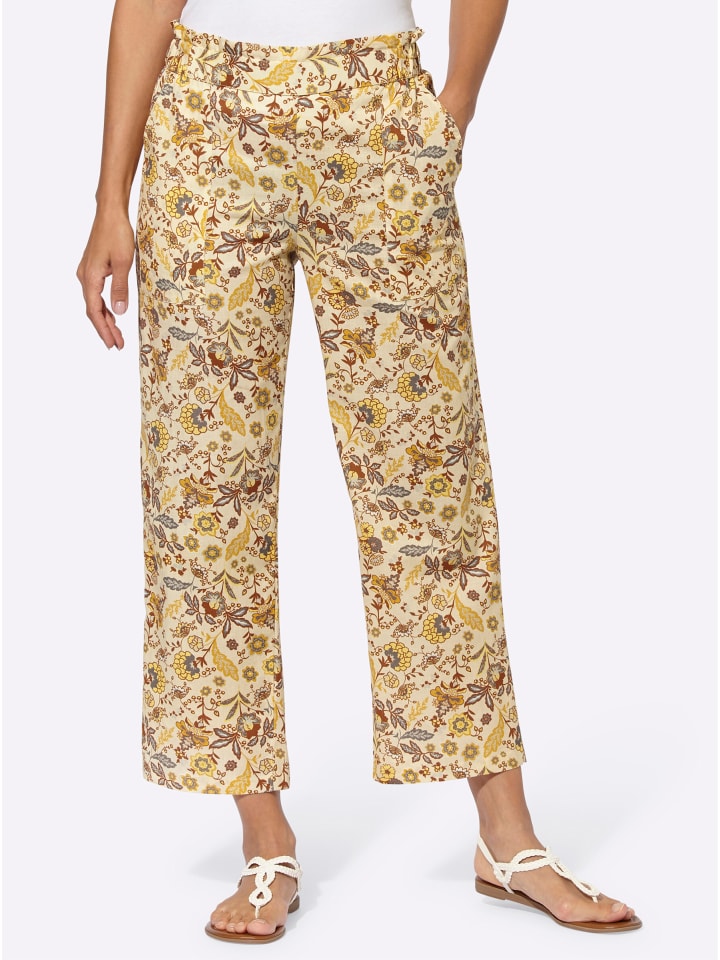 

Брюки 7/8 с принтом ванильно-песочного цвета WITT WEIDEN