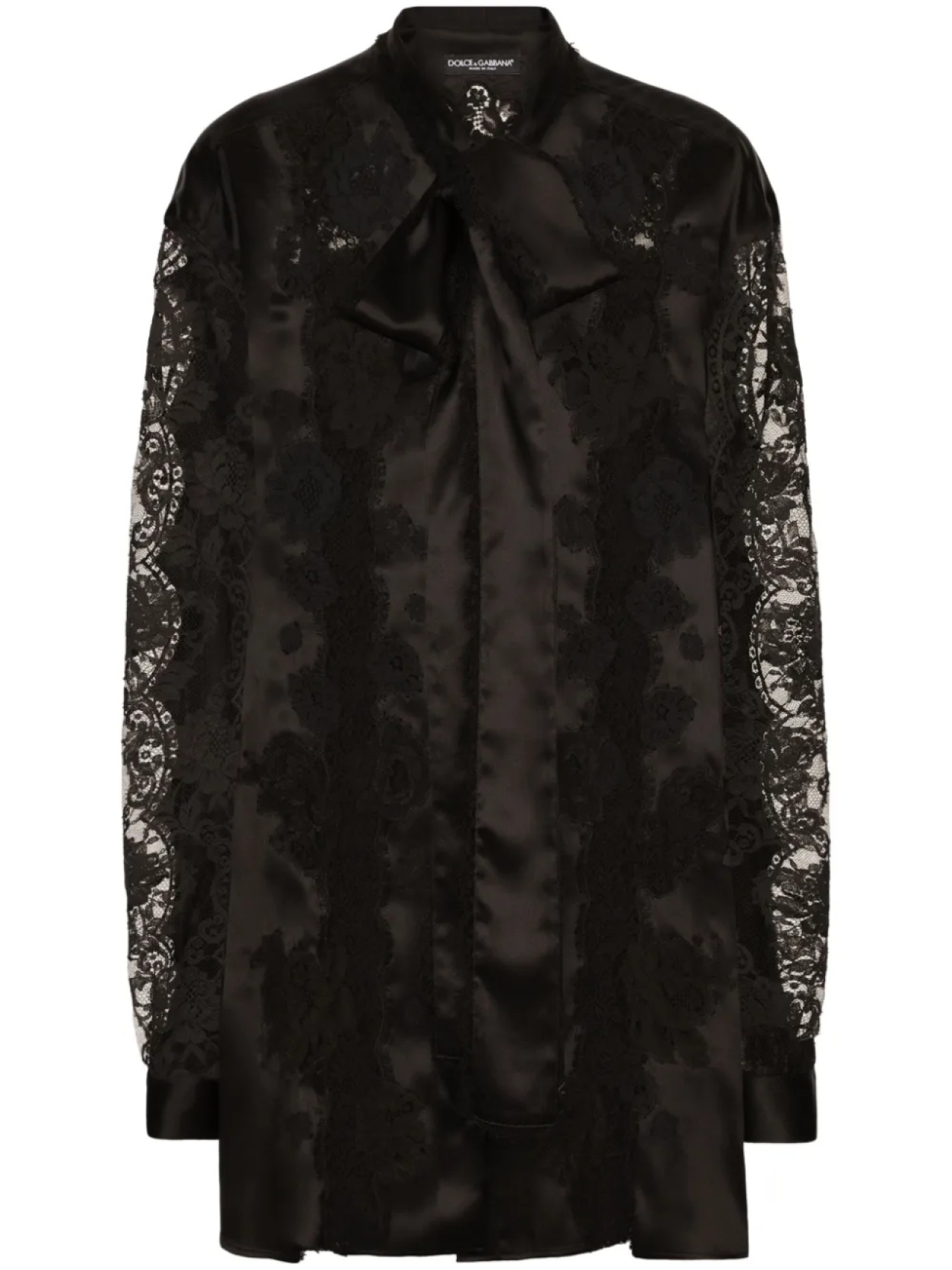 

Dolce & Gabbana кружевная рубашка, черный