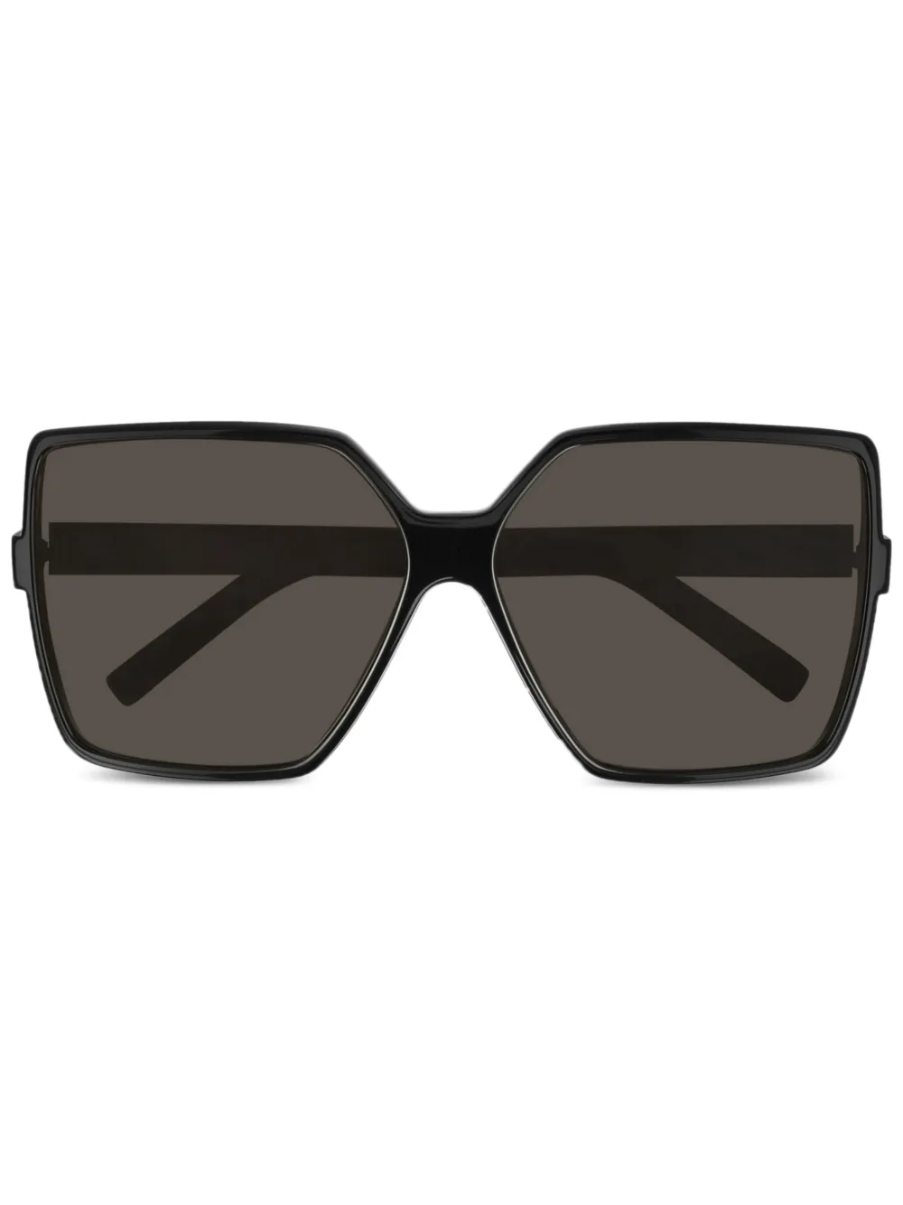 

Солнцезащитные очки в квадратной оправе Saint Laurent Eyewear, черный