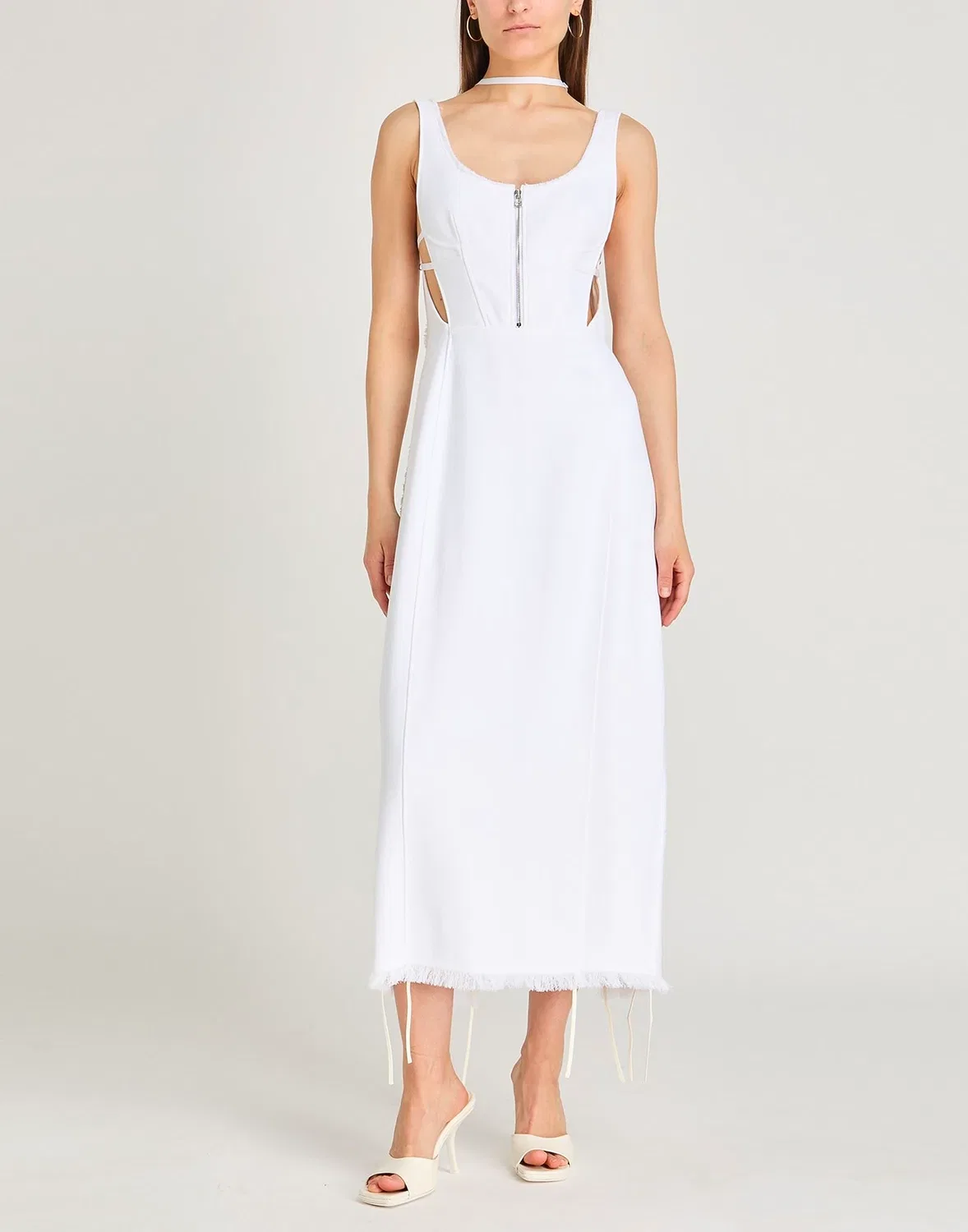 Платье миди JACQUEMUS Ivory — фото 2