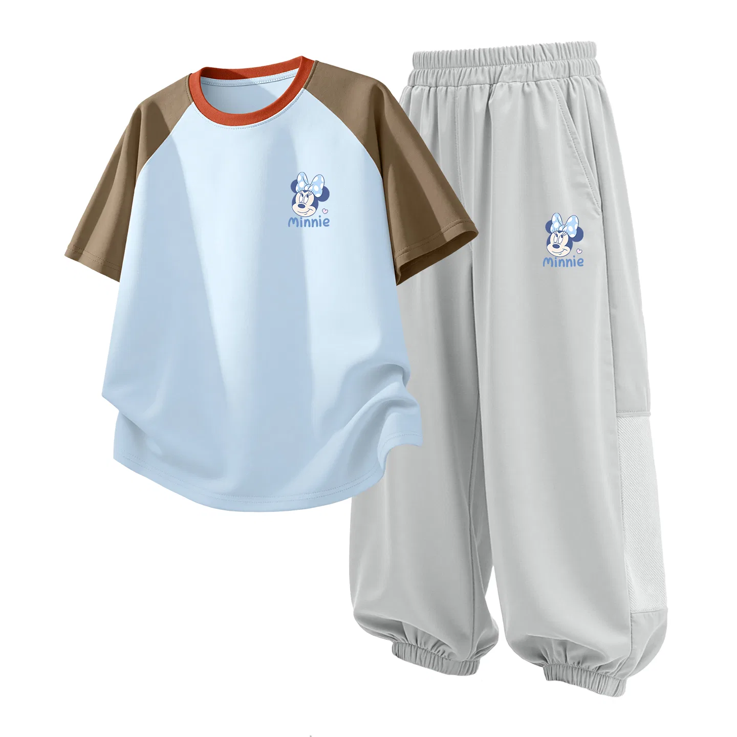 Детский спортивный костюм Casual Sportswear 2 Piece Set Disney, Di L Playful Nini K Coffee Blue+Di L Playful Nini K Misty Mountain Gray