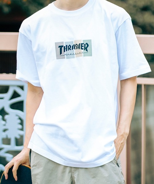 

Футболка с коротким рукавом, стандартный крой, логотип Thrasher, белая