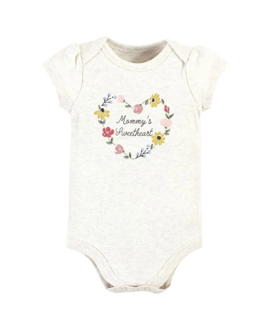 Комплект из 3 хлопковых боди Hudson Baby, Soft Painted Floral 3-Pack — фото 2