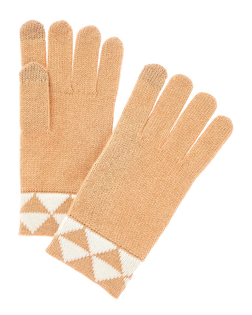 

Перчатки Phenix Triangle Jacquard Cuff Touch Tech Cashmere, коричневый