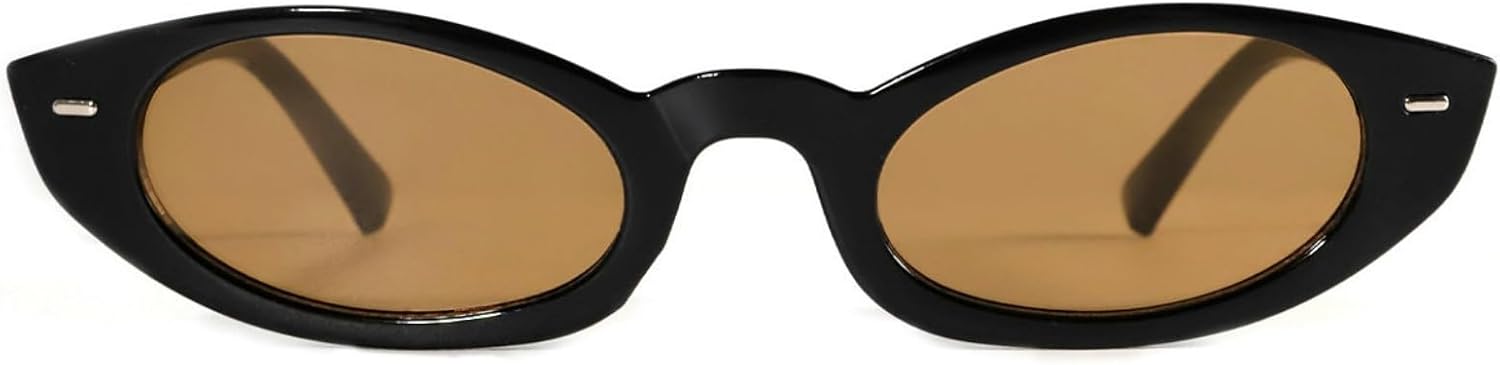 

Солнцезащитные очки Willochra маленького овального размера для женщин и мужчин, винтажные, «кошачий глаз», роскошные, в стиле панк, популярные, с защитой от УФ-излучения UV400, C3