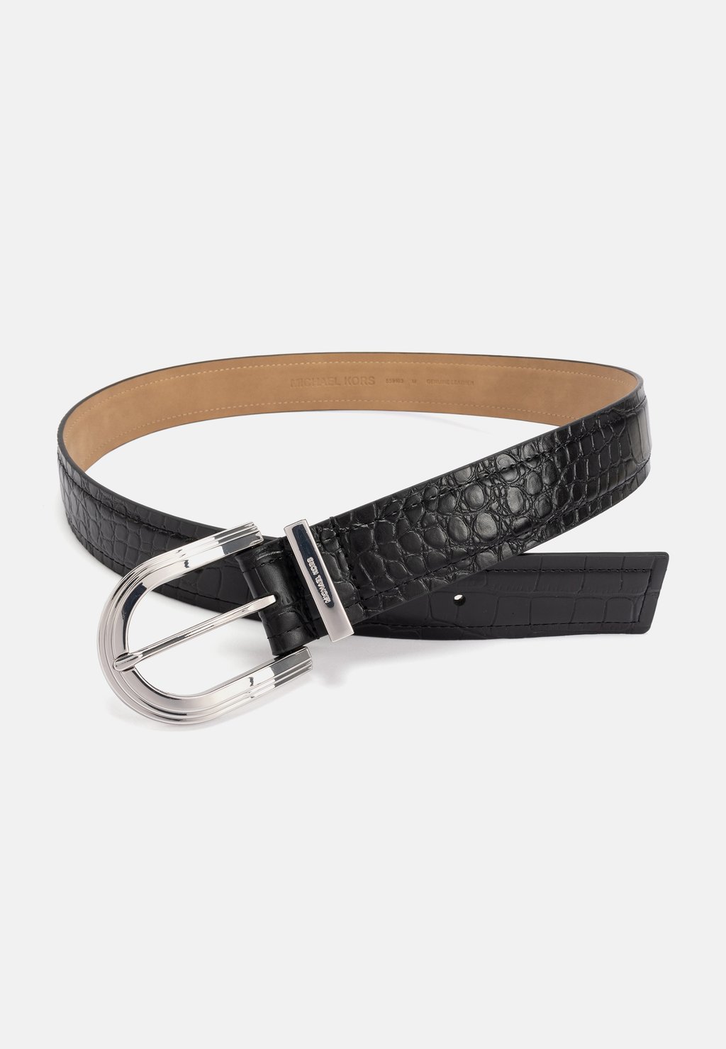 

Ремень CROC MICHAEL Michael Kors, черный