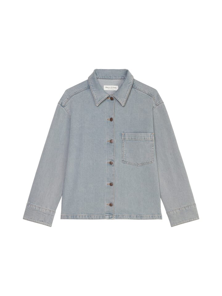 

Блуза Marc O'Polo Jeans-Overshirt relaxed, цвет Essential light blue wash