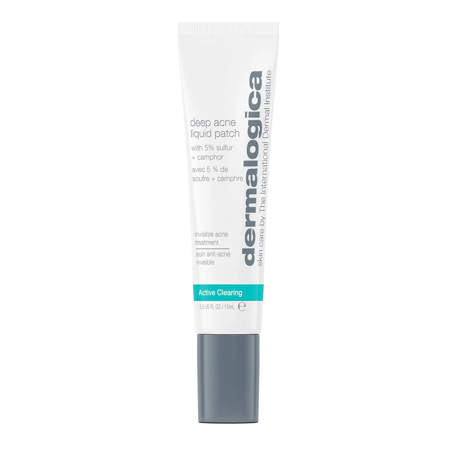 Пластыри от прыщей Dermalogica Deep Acne Liquid Patch, средство от прыщей с серой и ниацинамидом, невидимое средство для точечного лечения проблемной кожи - 0,5 жидких унций