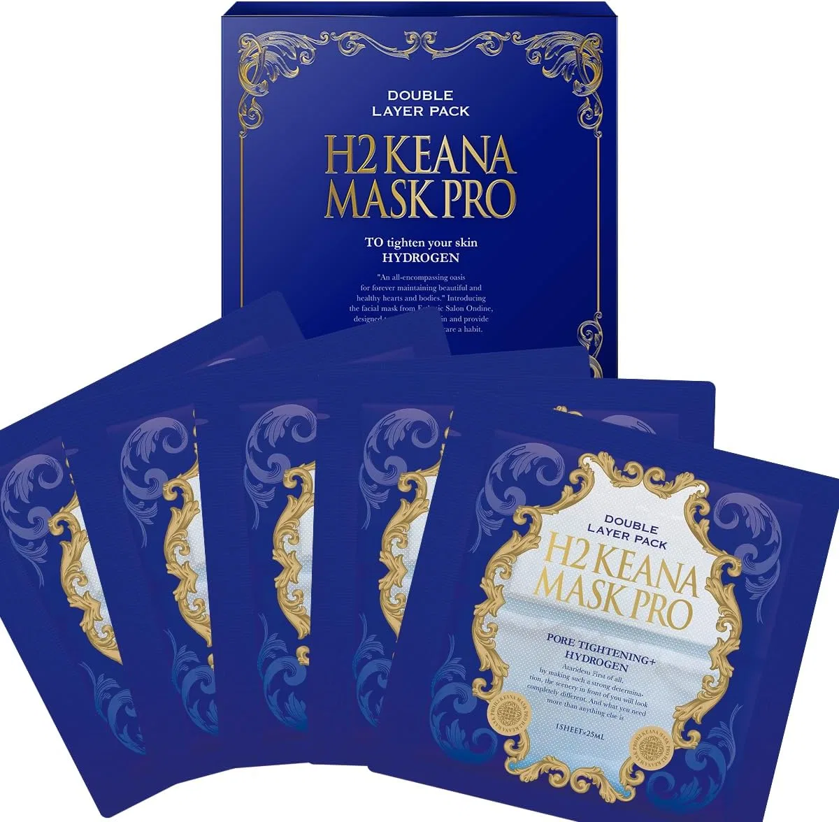 Сыворотка Ondine Lab — Гидрогенизированная H2 KEANA MASK PRO + , 5 пакетов, 25 мл