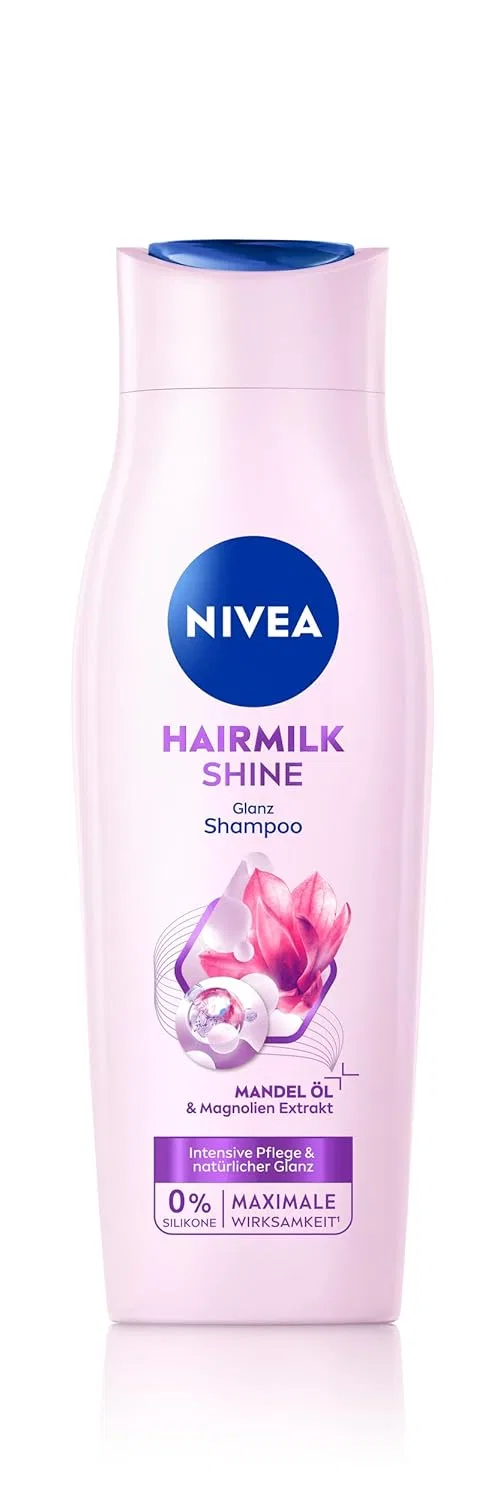 Шампунь «Hairmilk Shine» с миндальным маслом от Nivea Beiersdorf