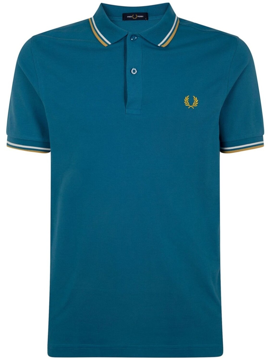 

Рубашка поло с двойным наконечником Fred Perry, синий