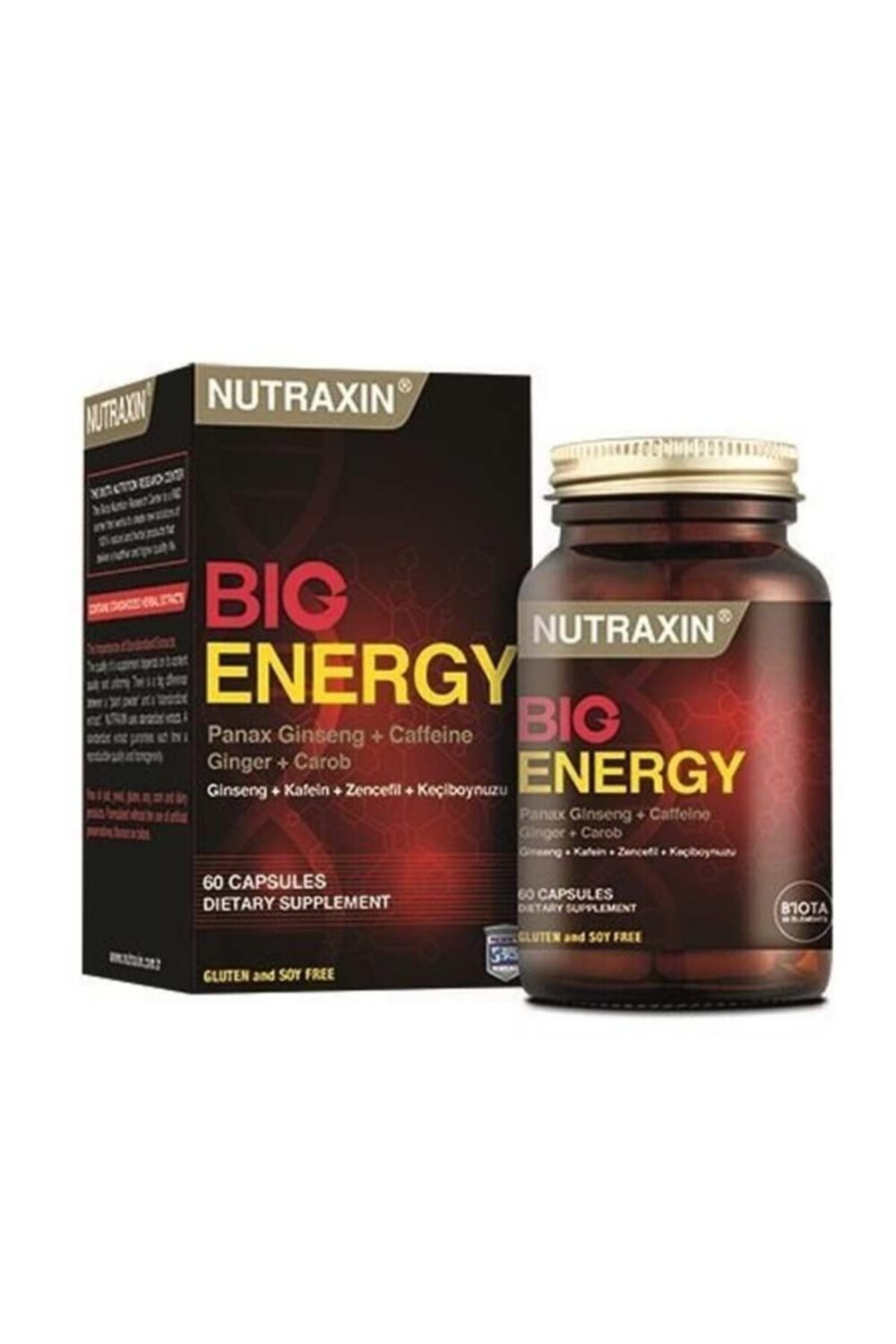 

Nutraxin Дополнительный пищевой продукт Big Energy, 60 таблеток