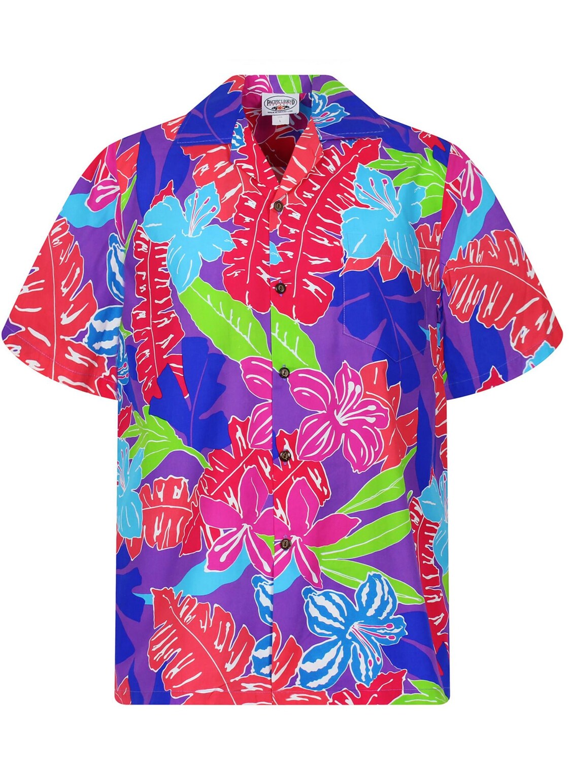 

Pacific Legend Рубашка на пуговицах 'Funky' в фиолетовом цвете, Regular fit