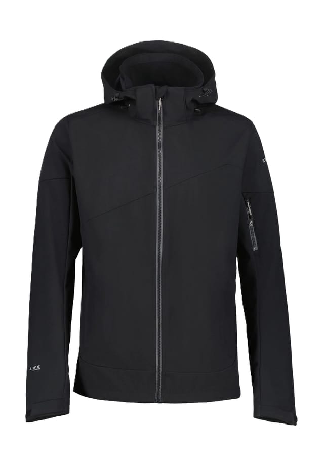 

Куртка Softshell "Barmstedt" регулируемая водоотталкивающая Icepeak, черный