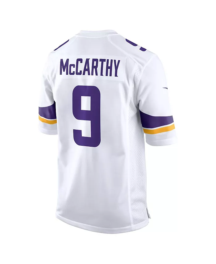 Мужская альтернативная игровая футболка J.J. McCarthy Minnesota Vikings Nike, белый — фото 2