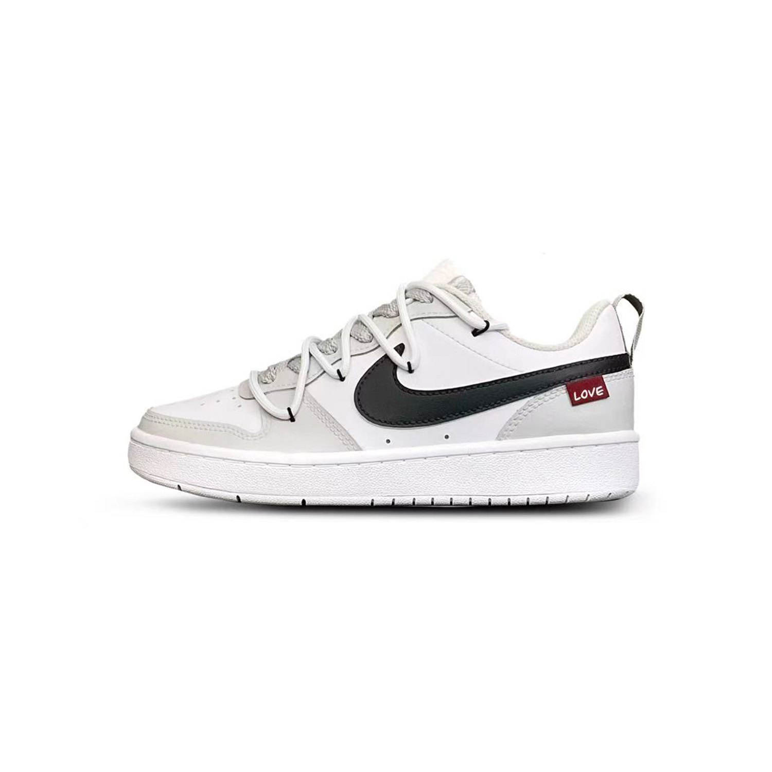 

Детские скейтерские кеды Court Borough Nike, светло-серый