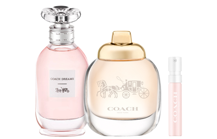 Нью-Йорк Eau De Parfum + Dream Journey + цветочный фужер женские духи Eau De Toilette 4,5 мл*2 + 2 мл COACH — фото 4