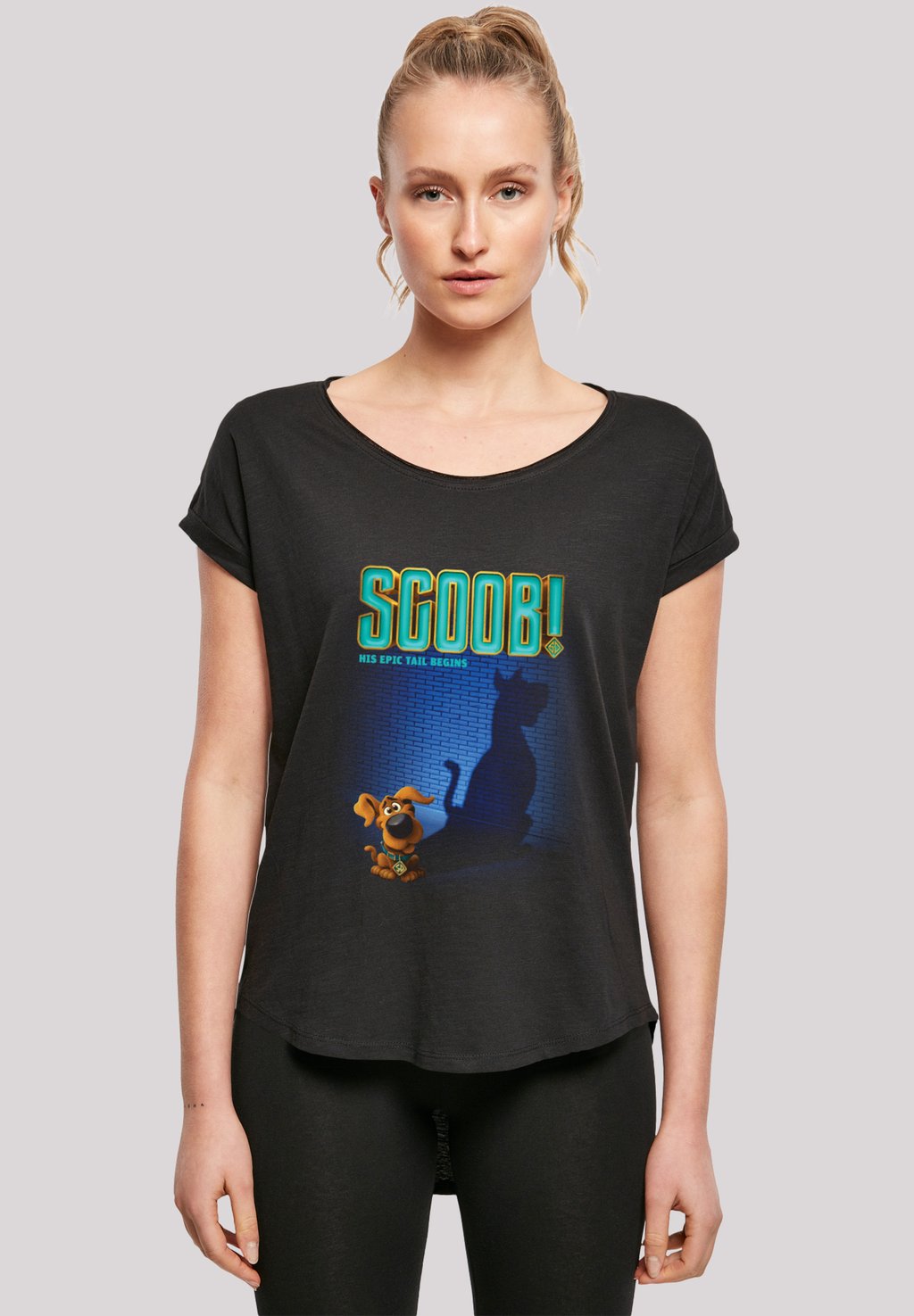 

Футболка с принтом SCOOBY DOO MOVIE POSTER F4NT4STIC, черный