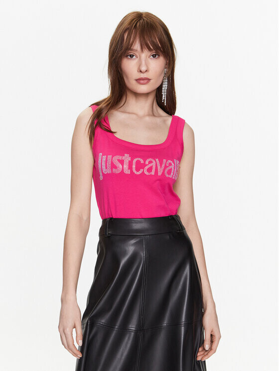 Топ стандартного кроя Just Cavalli, розовый