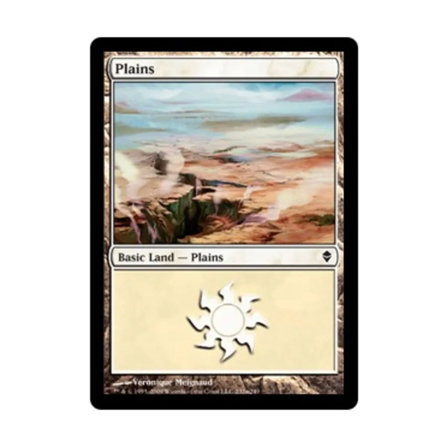 

CCG Равнины # 232 (С), MTG - Zendikar