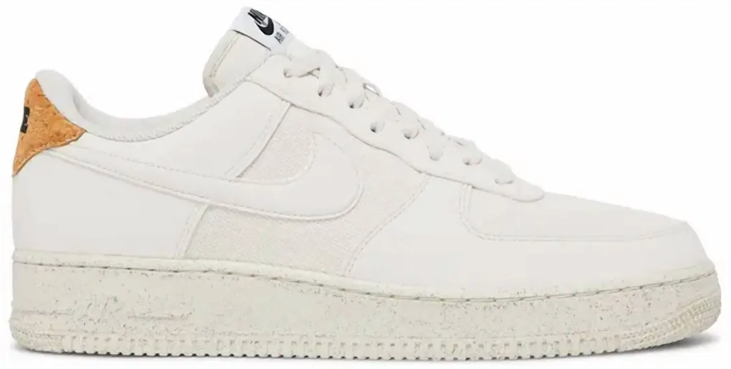 Nike Мужские кроссовки Air Force 1 Low Next Nature в бело-кремовом цвете — фото 2