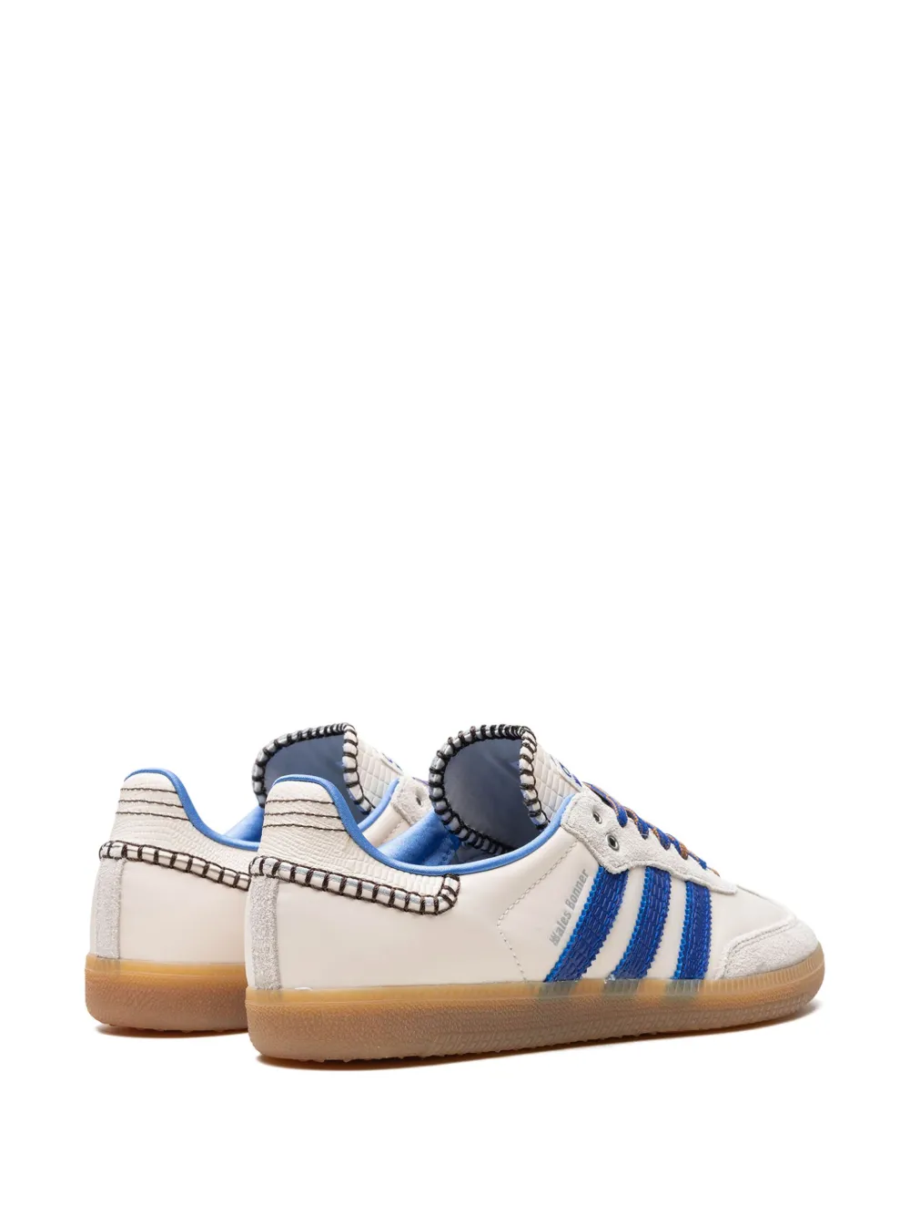 Кроссовки Samba Wonder Clay Royal Blue из коллаборации с Wales Bonner Adidas, белый — фото 3
