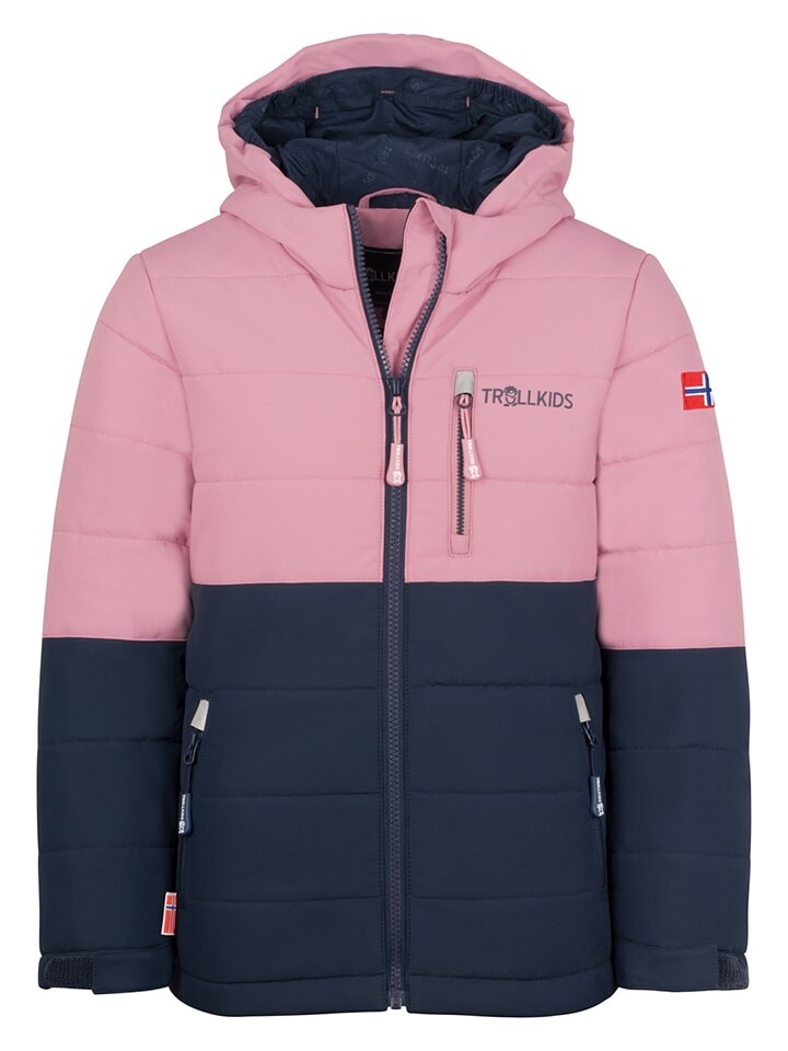 

Лыжная куртка Trollkids Ski-/ Snowboardjacke Hemsedal, цвет Rosa/Dunkelblau