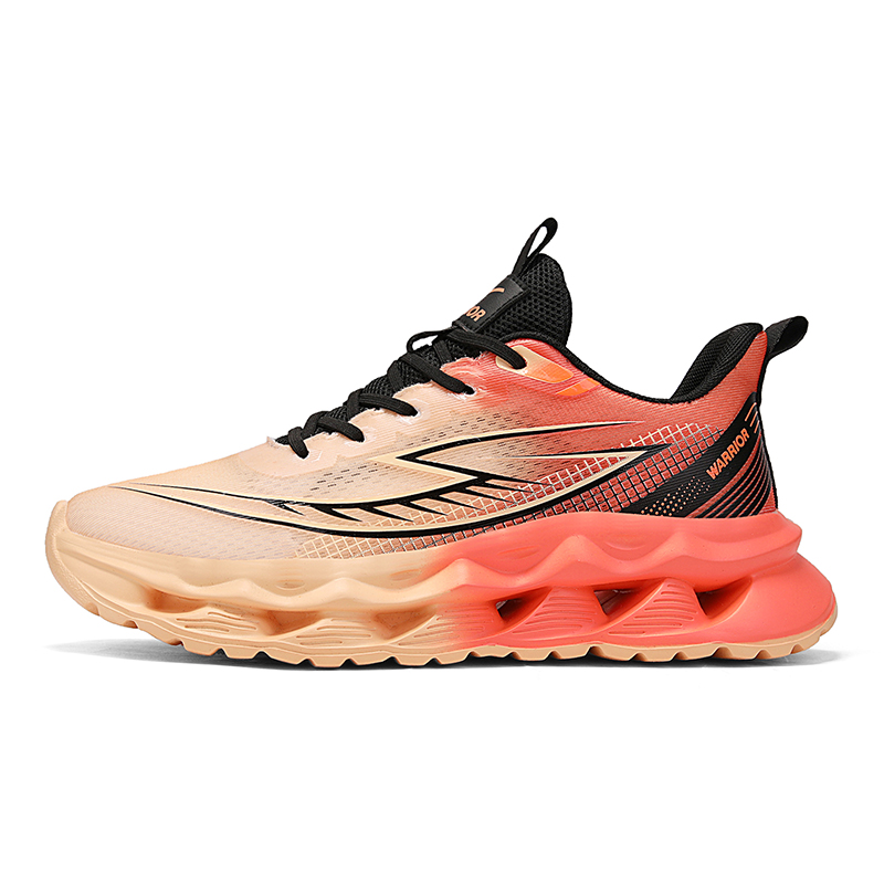 

Износостойкие дышащие низкие повседневные туфли, увеличивающие рост, для мужчин WARRIOR, White/Green