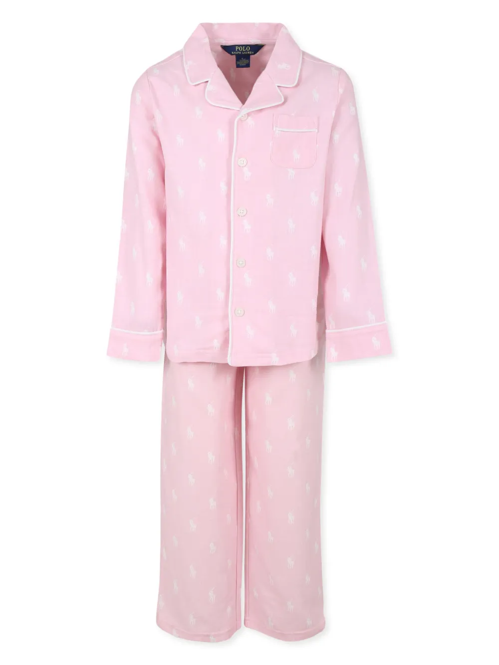 

Пижама с логотипом Polo Pony POLO RALPH LAUREN KIDS, розовый