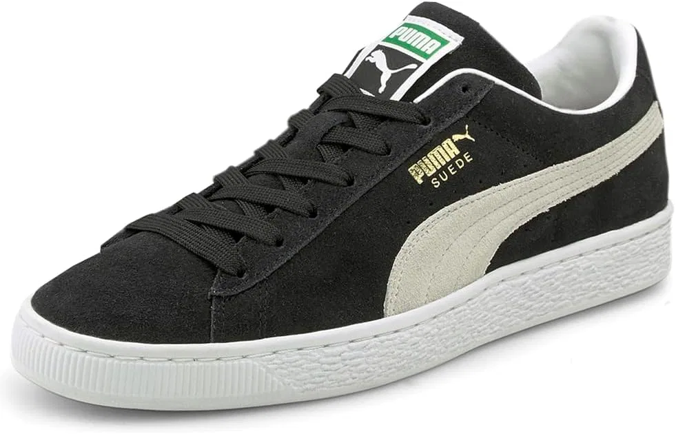 Мужские кроссовки Puma Suede Classic +, 2-Black White — фото 2