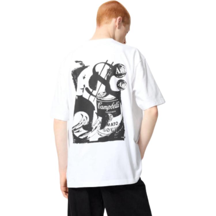 UNIQLO Футболка Andy Warhol мужская белая — фото 4