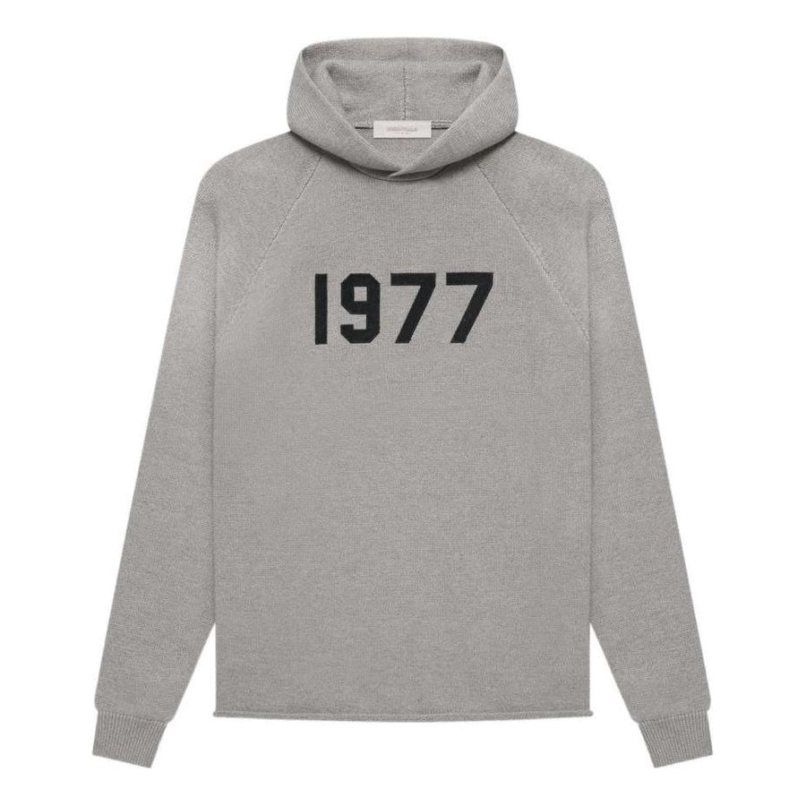 

Худи Fear of God Essentials SS22 Knit Hoodie Dark 1977 Oatmeal