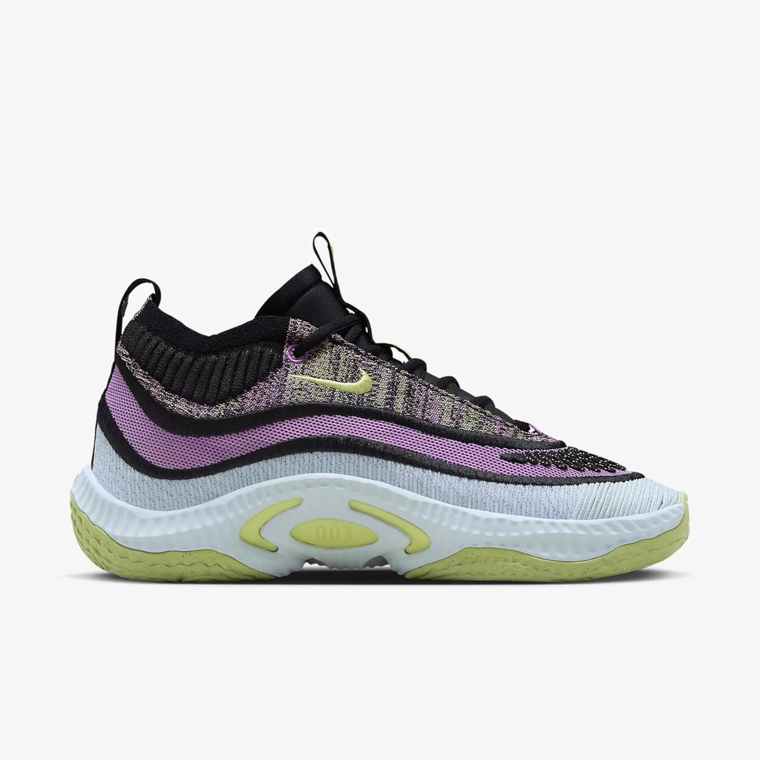 Мужские баскетбольные кроссовки Nike Cosmic Unity 3 DV2757, Rush Fuchsia Lemon Twist 500 — фото 3