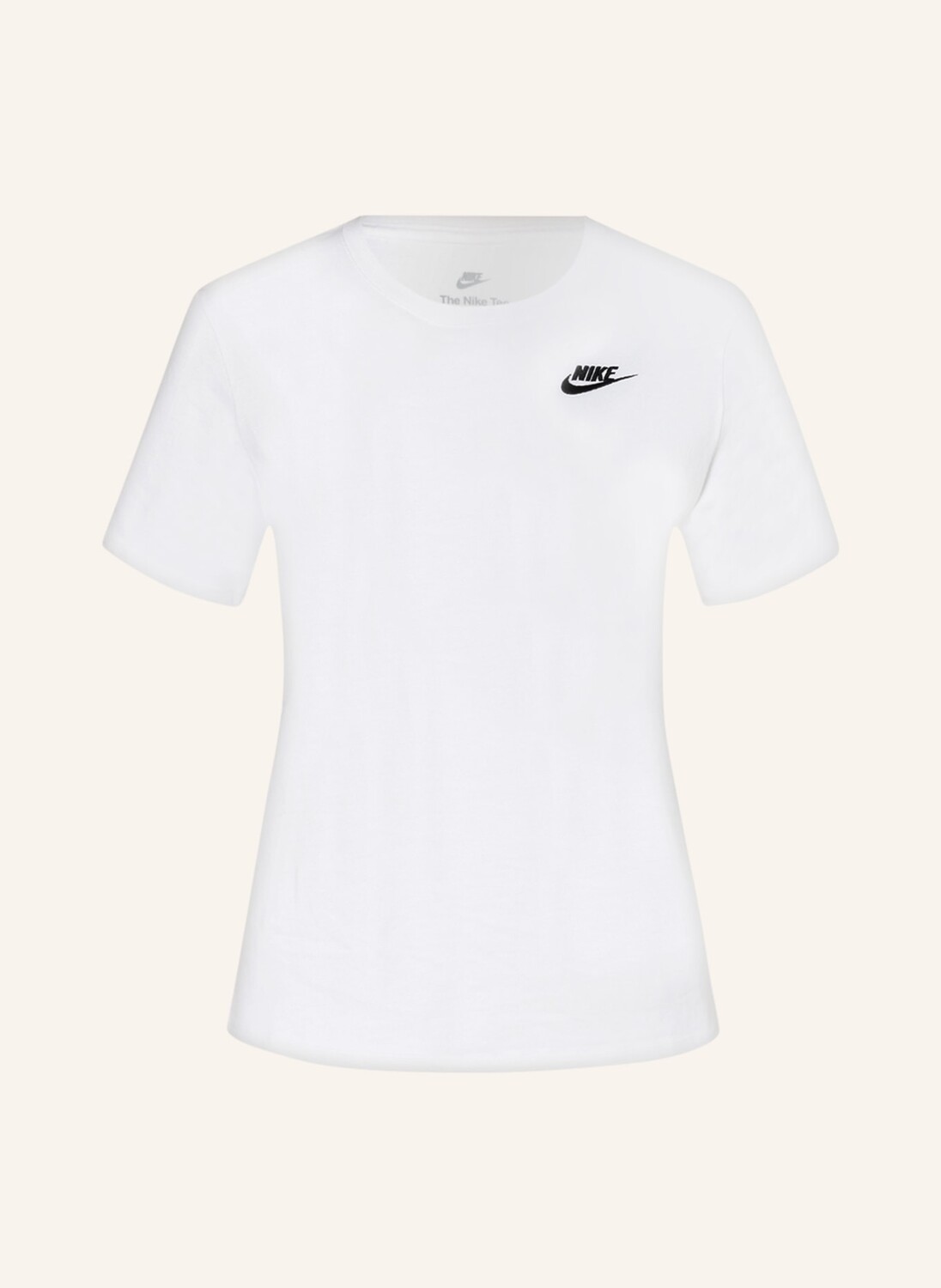 

Футболка sportswear club essentials Nike, белый