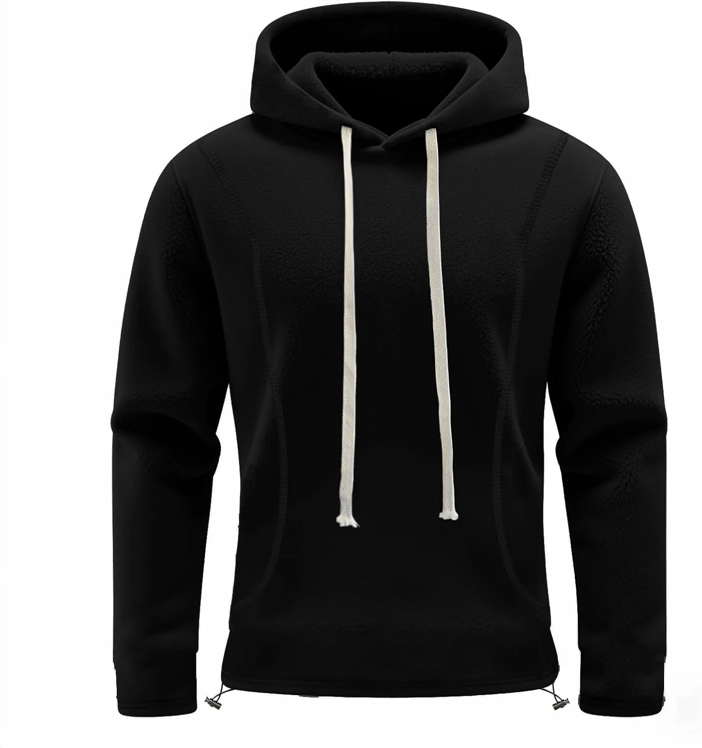 Мужская флисовая толстовка с капюшоном на молнии, Polar Thermal, Slim Fit — фото 3