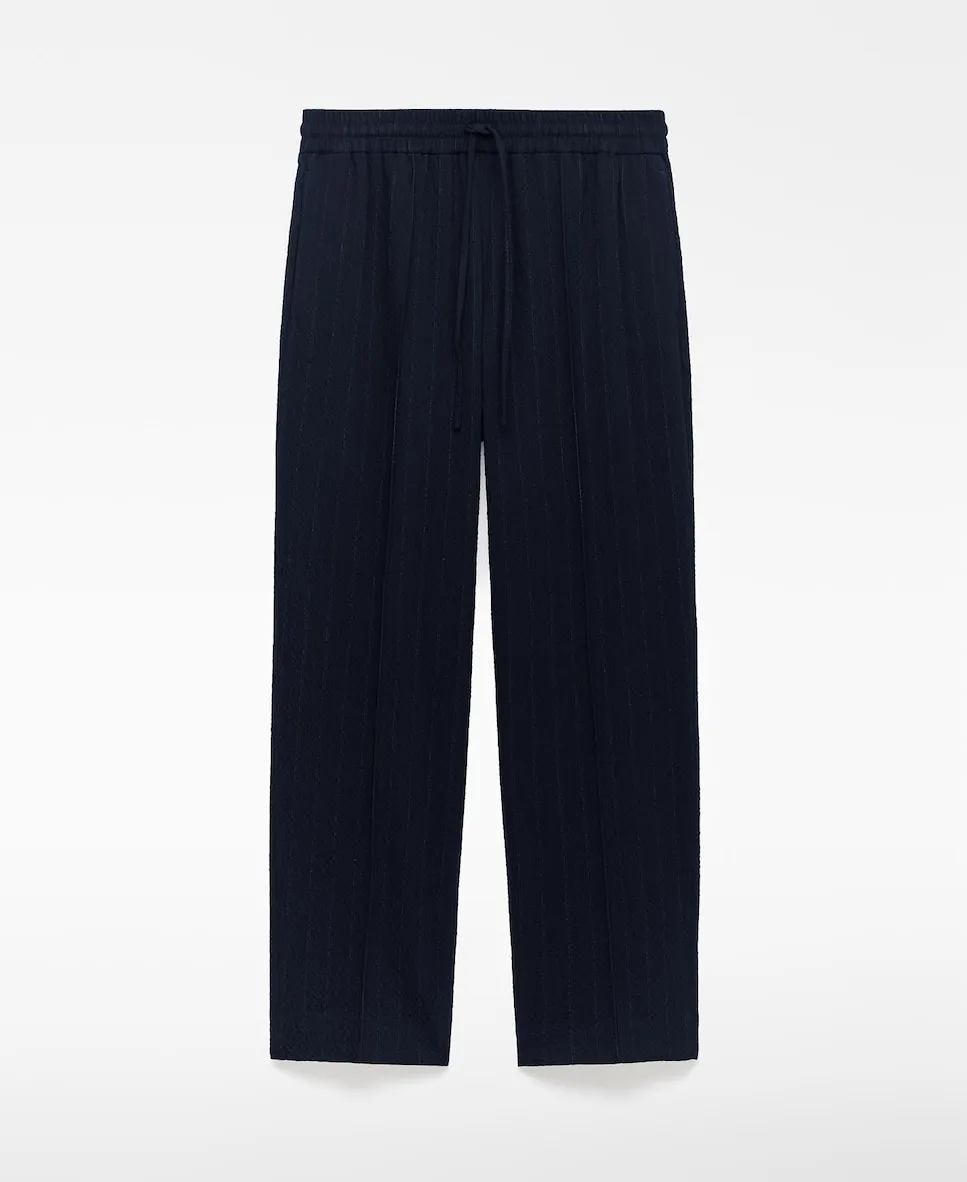 

Женские спортивные брюки в полоску Adolfo Dominguez, темно-синий