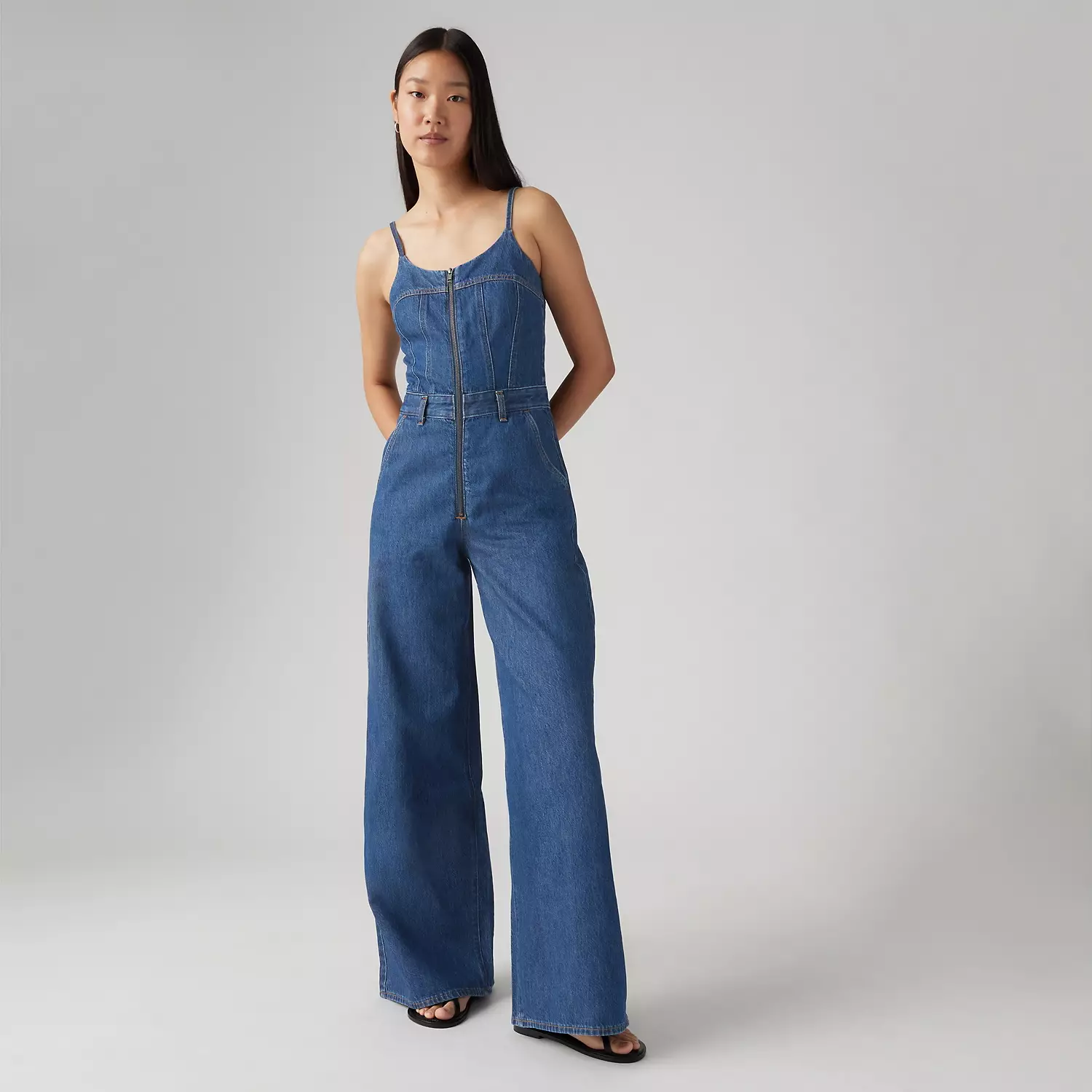 

Комбинезон-бюстье Levi's, цвет Smashing - Dark Wash