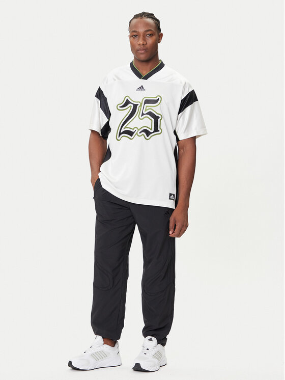 Футболка oversize Football JY2762 Adidas, белый — фото 2