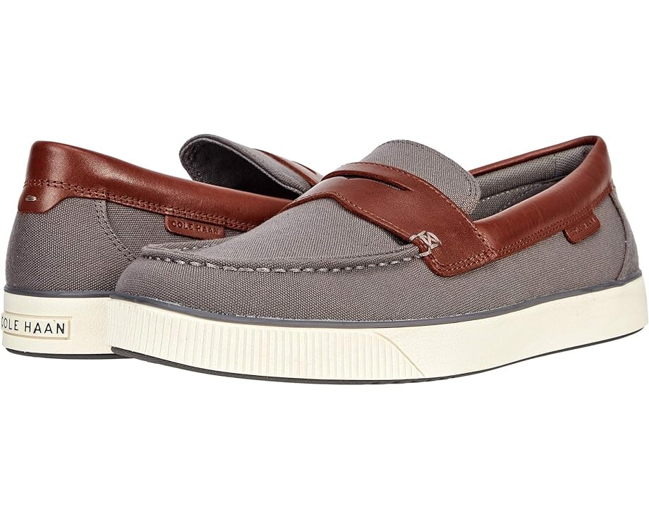 

Лоферы Cole Haan Nantucket 2.0 Penny, цвет Grey Textile/Woodbury